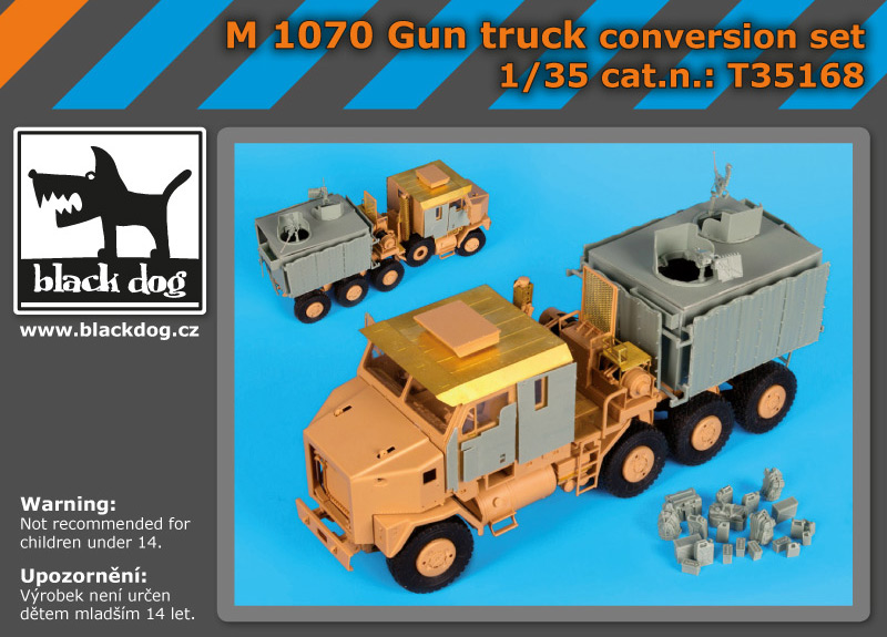 [사전 예약] T35168 1/35 M 1070 Gun truck conversion set for Hobby Boss