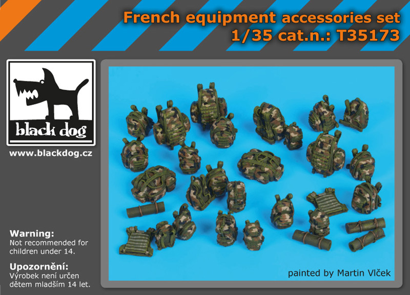 [사전 예약] T35173 1/35 French equipment accessories set