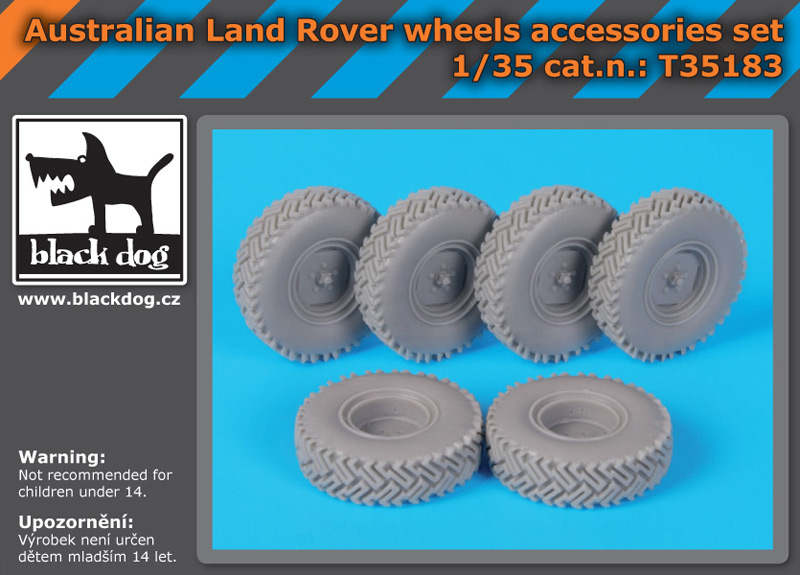 [사전 예약] T35183 1/35 Australian Land Rover wheels accessories set