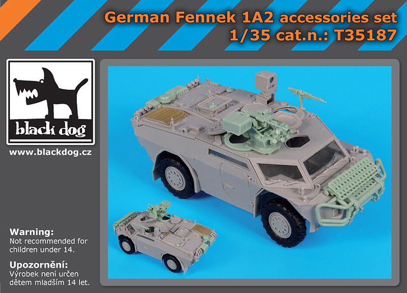 [사전 예약] T35187 1/35 German Fennek 1A2 accessories set for Trumpeter
