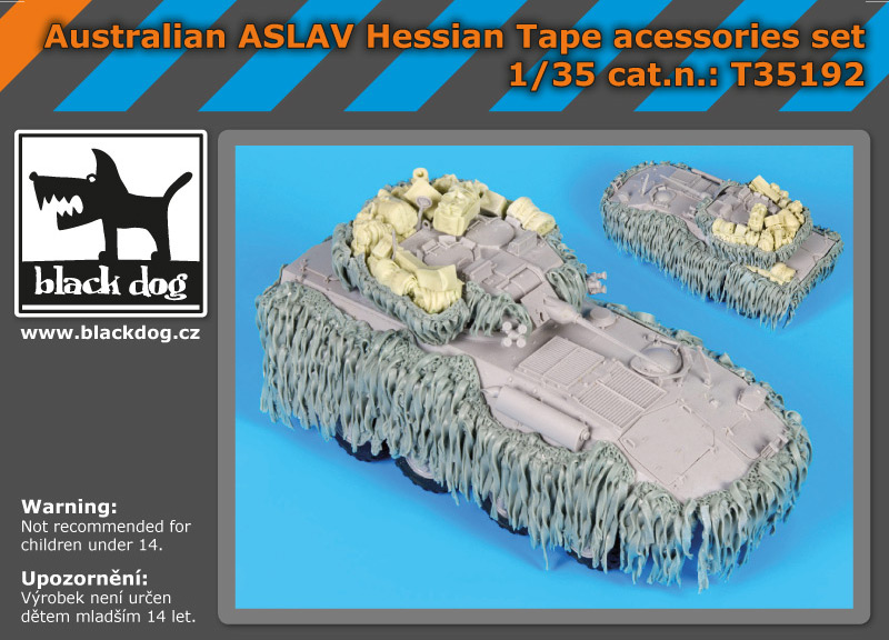[사전 예약] T35192 1/35 Australian ASLAV hessian tape accessories set for Trumpeter