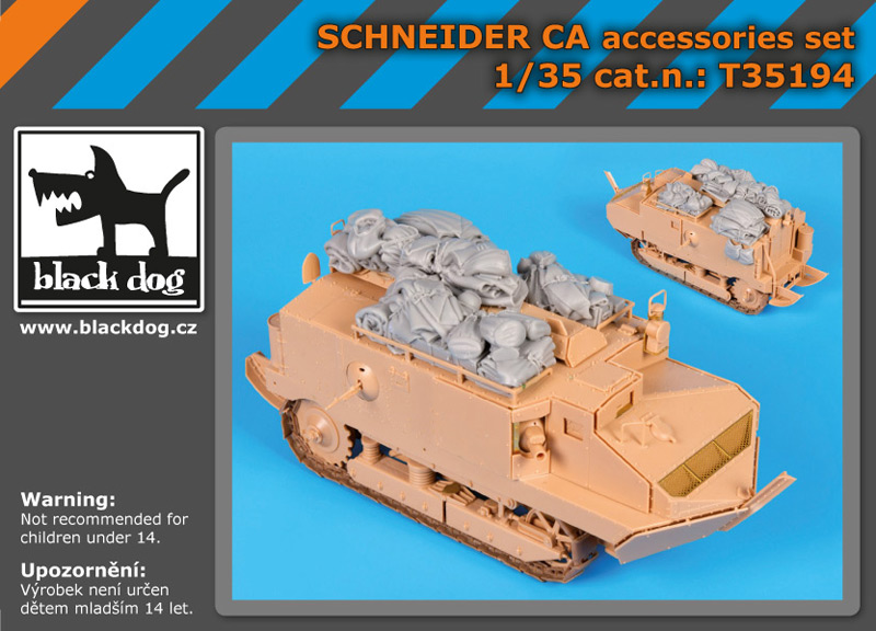 [사전 예약] T35194 1/35 Schneider CA accessories set for Hobby Boss
