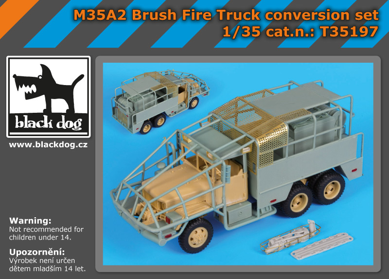 [사전 예약] T35197 1/35 M 35A2 Brush fire truck conversion set for AFV