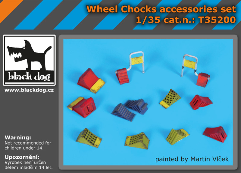 [사전 예약] T35200 1/35 Wheel chocks accessories set