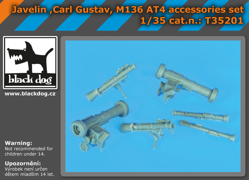 [사전 예약] T35201 1/35 Javelin,Carl Gustav,M136 AT4 accessories set
