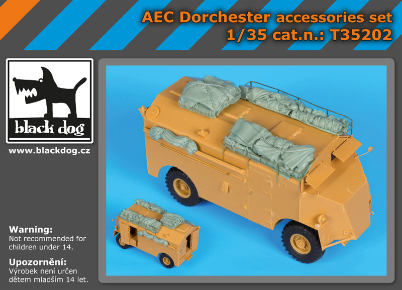 [사전 예약] T35202 1/35 AEC Dorchester accessories set for AFV