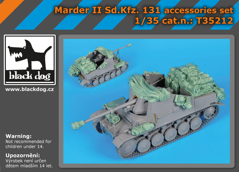 [사전 예약] T35212 1/35 Marder II Sd.Kfz 131 acessories set fot Dragon