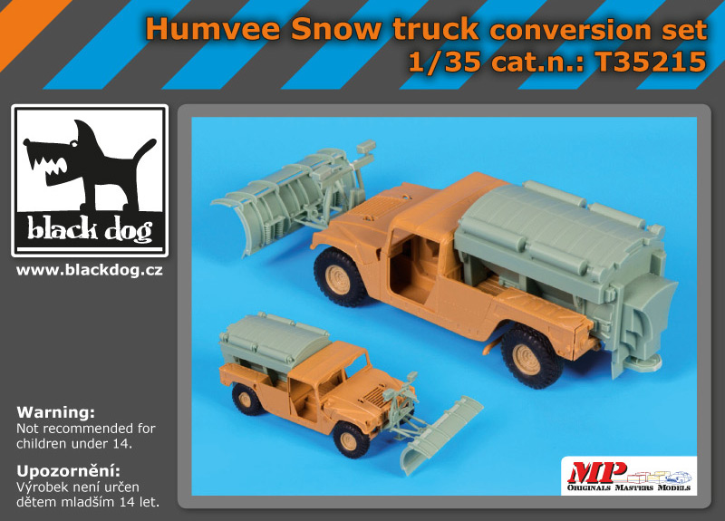 [사전 예약] T35215 1/35 Humvee Snow truck conversion set for Italeri