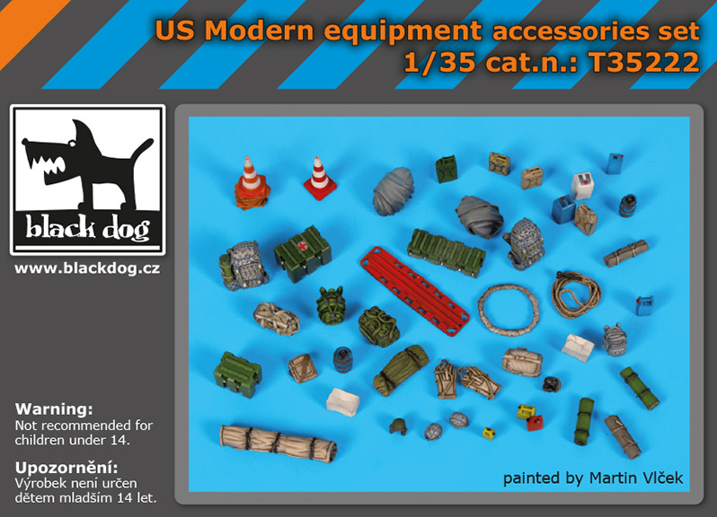 [사전 예약] T35222 1/35 Us modern equipment accessoris set