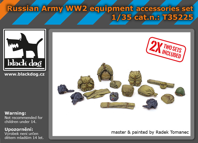[사전 예약] T35225 1/35 Russian Army WW2 equipment accessories set