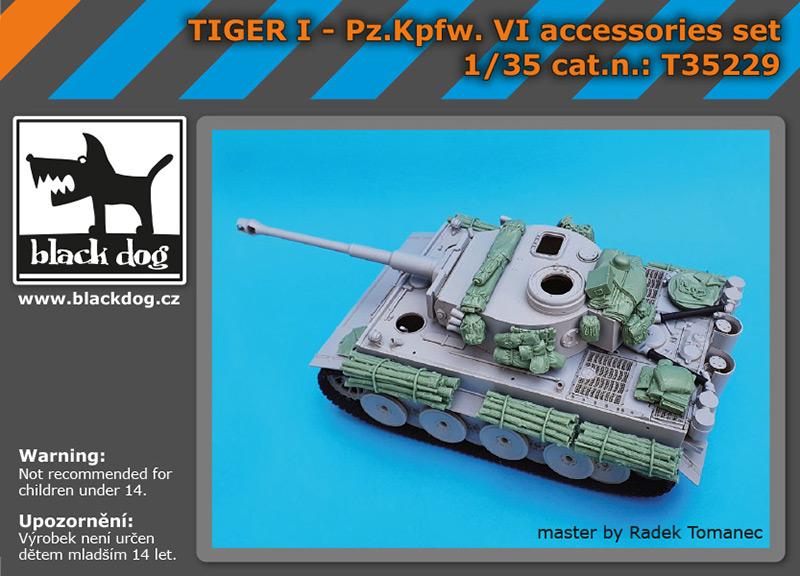 [사전 예약] T35229 1/35 Tiger I Pz Kpfw VI aaccessories set for Academy