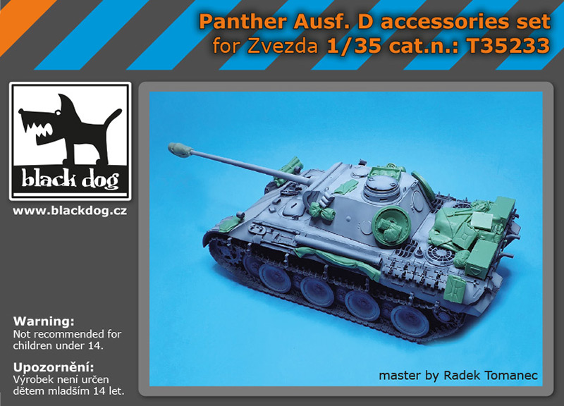 [사전 예약] T35233 1/35 Panther Ausf D. Accessories set for Zvezda