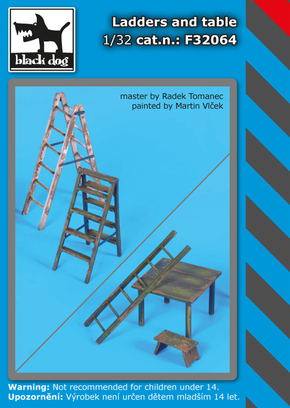[사전 예약] F32064 1/32 Ladders and table