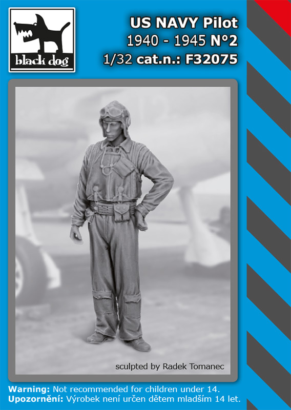 [사전 예약] F32075 1/32 US NAVY pilot 1940-45 N°2