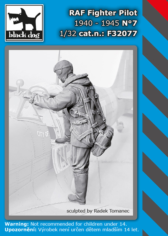 [사전 예약] F32077 1/32 RAF fighter pilot 1940-45 N °7