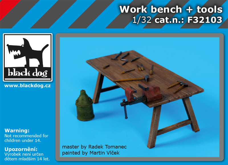 [사전 예약] F32103 1/32 Work bench + tools