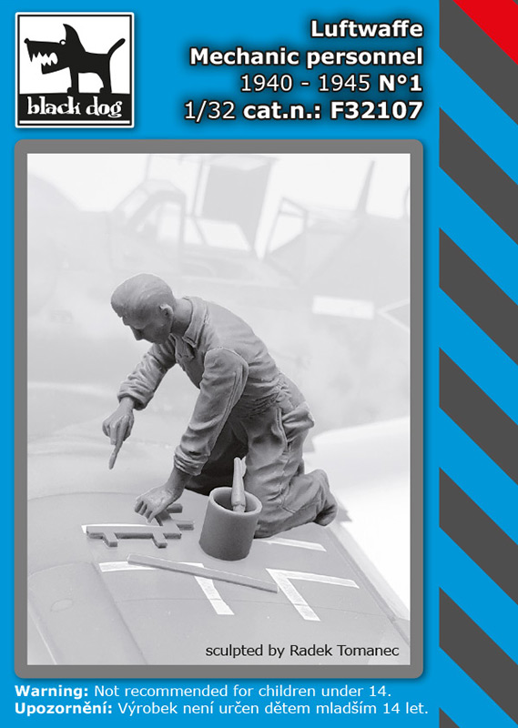 [사전 예약] F32107 1/32 Luftwaffe mechanic personnel 1940-45 N°1