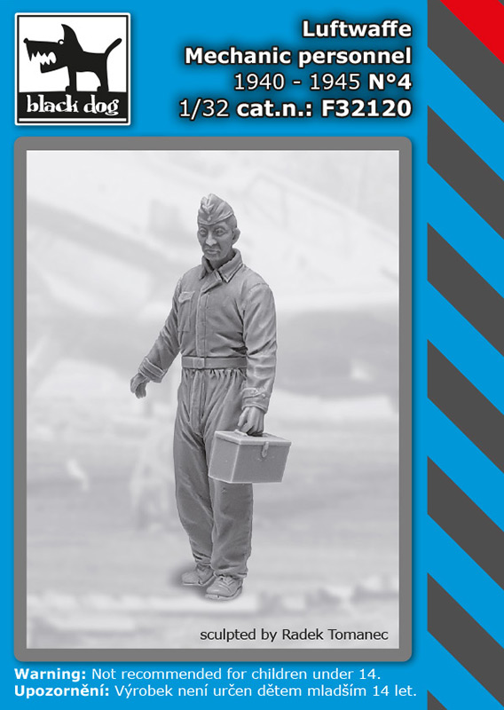 F32120 1/32 Luftwaffe mechanic personnel N°4