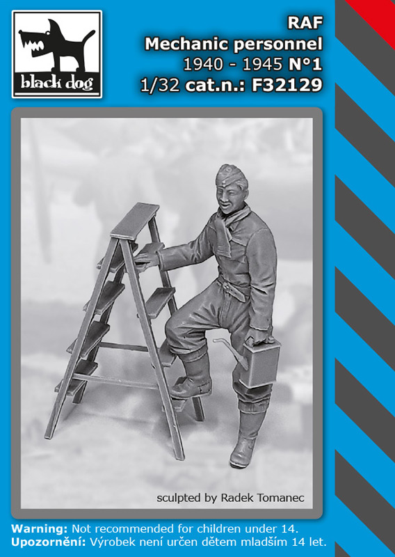 F32129 1/32 RAF mechanic personnel 1940-45 N°1