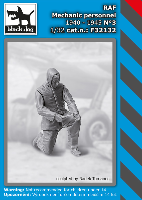 F32132 1/32 RAF mechanics personnel 1940-45 N°3