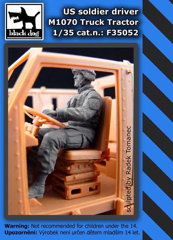 F35052 1/35Us soldier driver M1070 Truck tractor