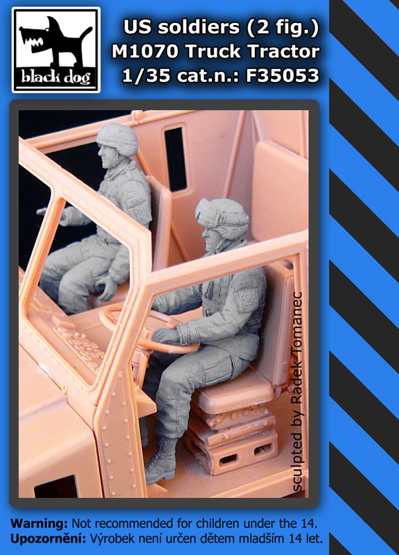 F35053 1/35Us soldiers 2fig.M1070 Truck tractor