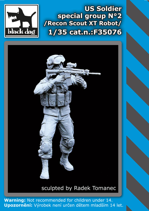 F35076 1/35 US soldier special group N°2