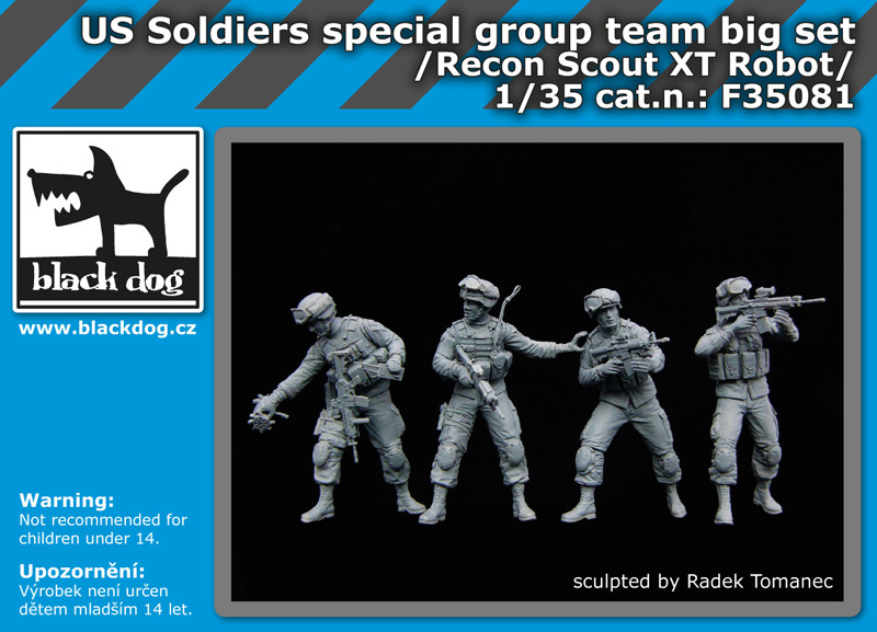 F35081 1/35 US soldiers special group team big set