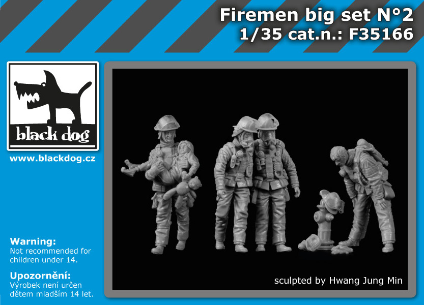 F35166 1/35 Firemen big set N°2