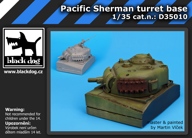 D35010 1/35Pacific Sherman turret base