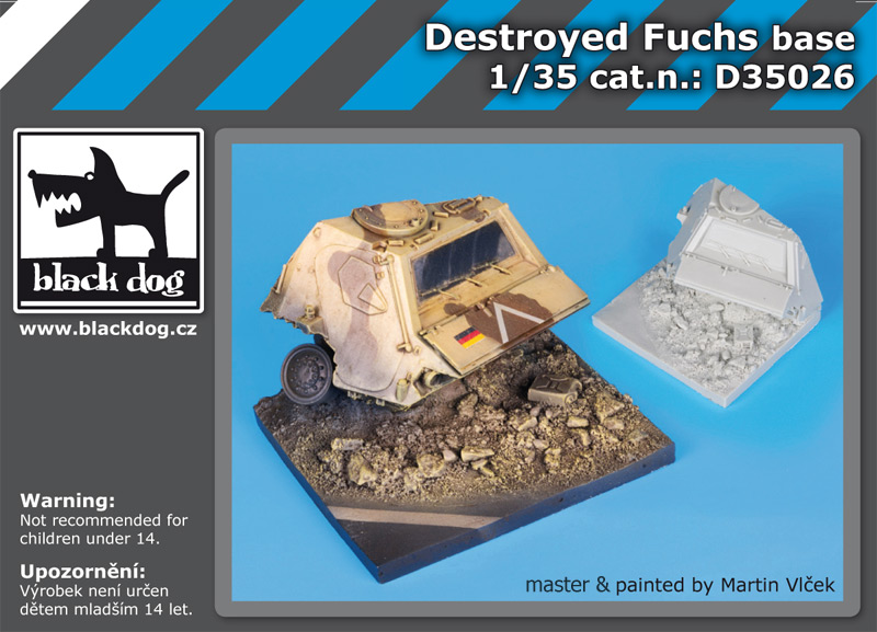 [사전 예약] D35026 1/35 Destroyed Fuchs base