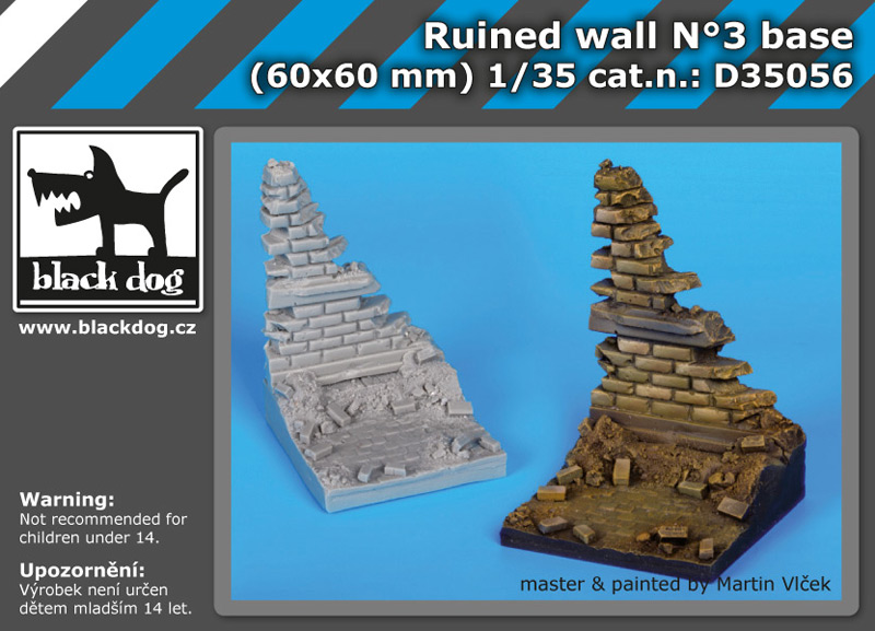 D35056 1/35Ruined wall N°4 base