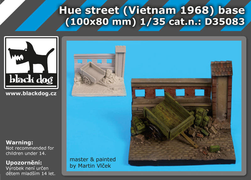 [사전 예약] D35083 1/35 Hue street ( Vietnam 1968) base