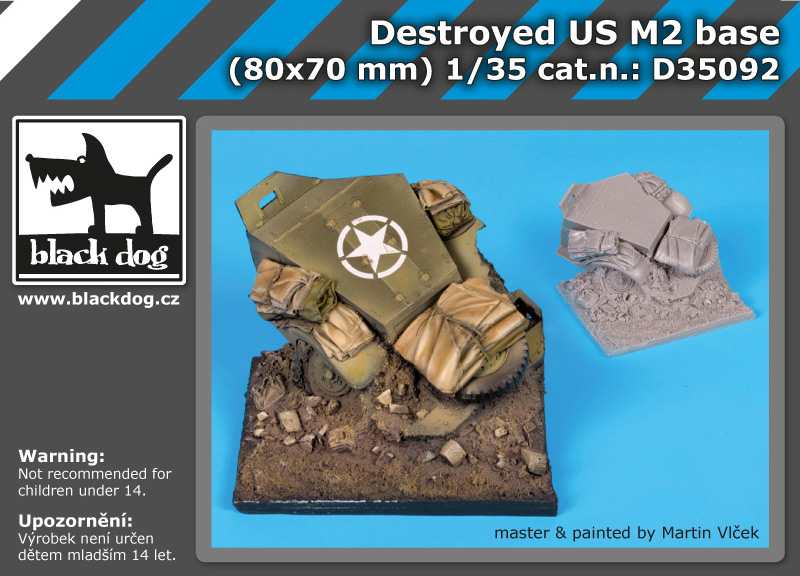 [사전 예약] D35092 1/35 Destroyed US M2 base