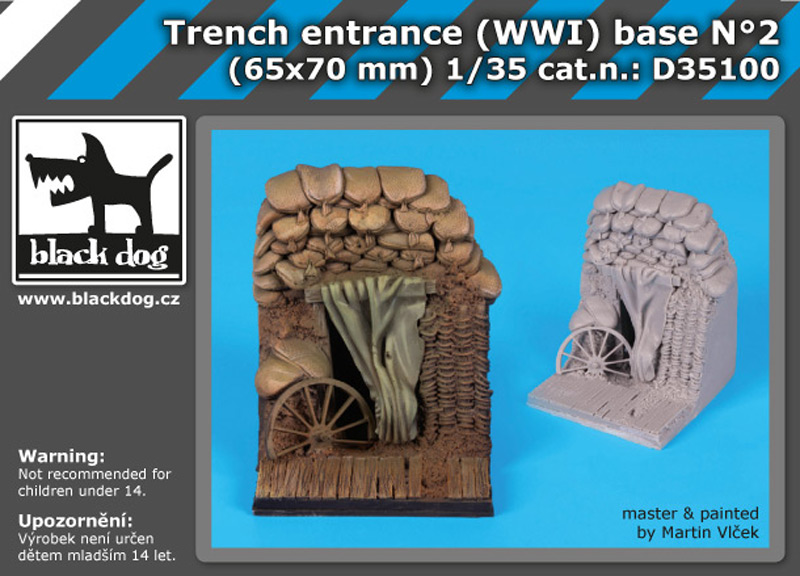 [사전 예약] D35100 1/35 Trench entrance WW I base N°2