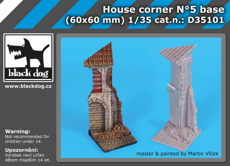 D35101 1/35 House corner N°5 base