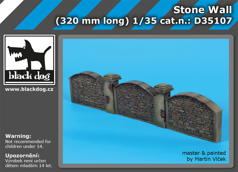D35107 1/35 Stone wall