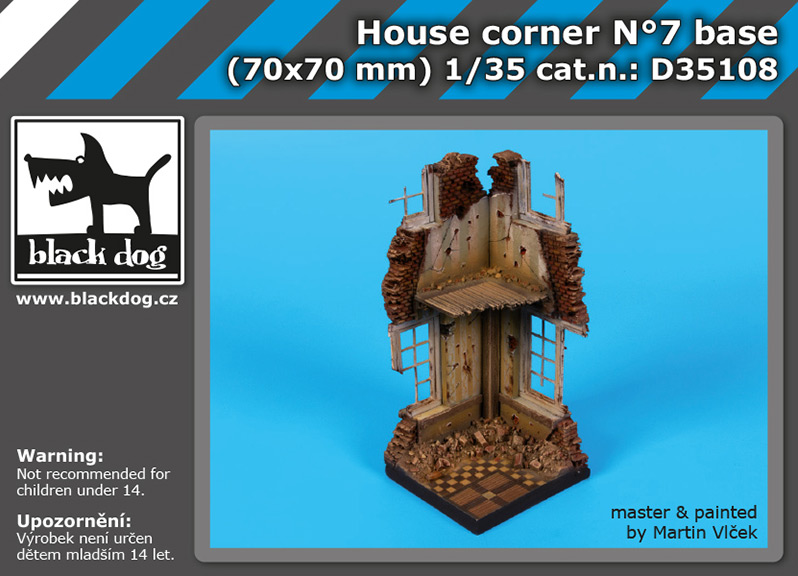 [사전 예약] D35108 1/35 House corner N°7 base