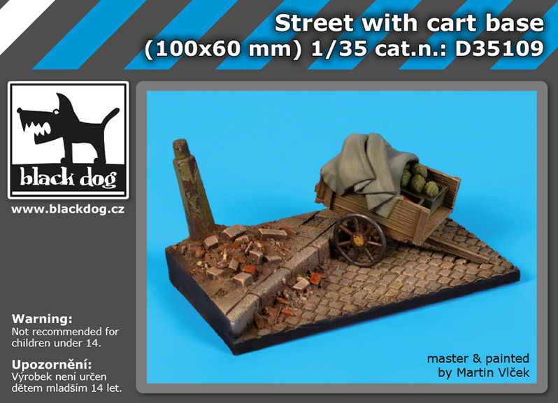 D35109 1/35 Street with cart base