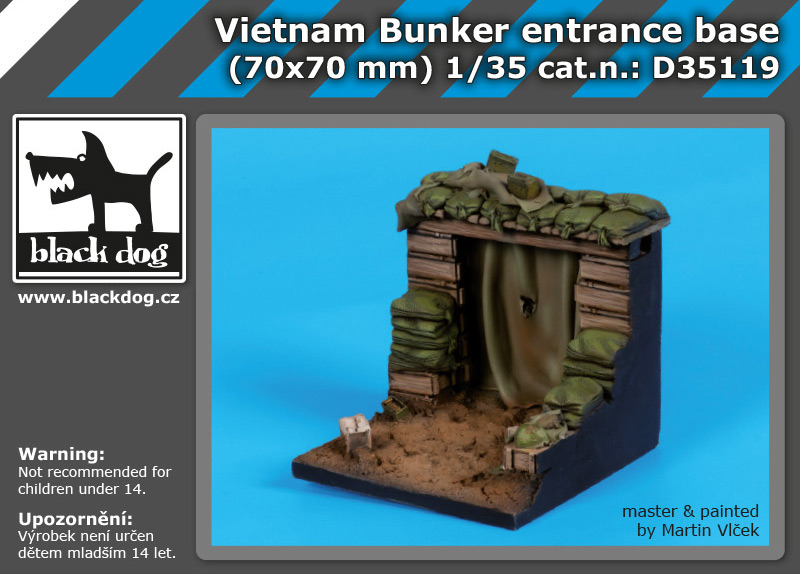 D35119 1/35 Vietnam bunker base