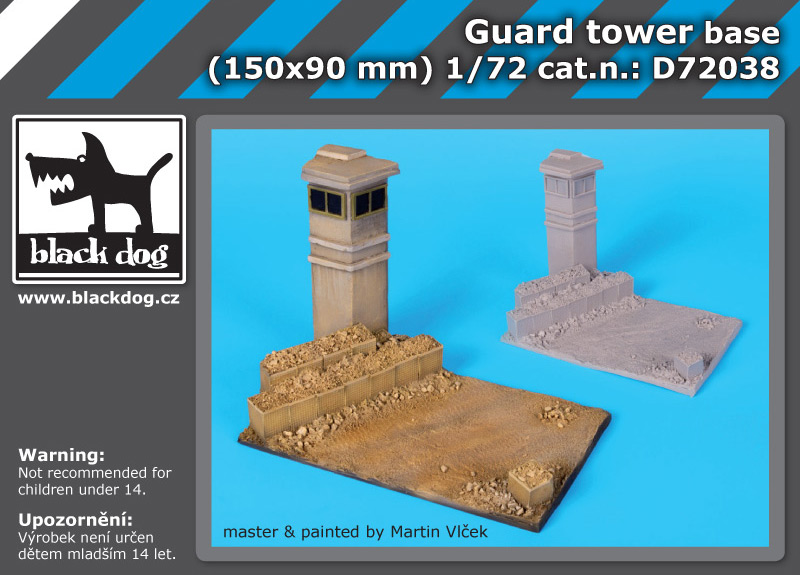 D72038 1/72 Guard tower base