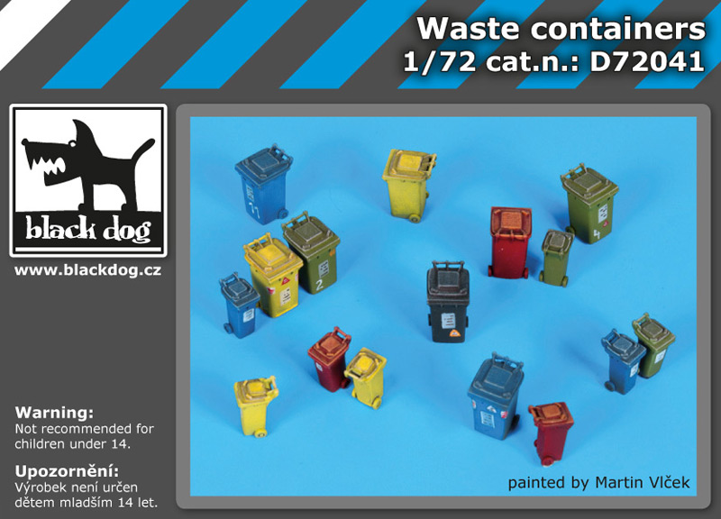 [사전 예약] D72041 1/72 Waste containers