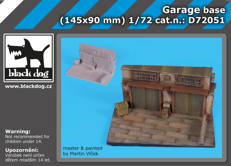 D72051 1/72 Garage base