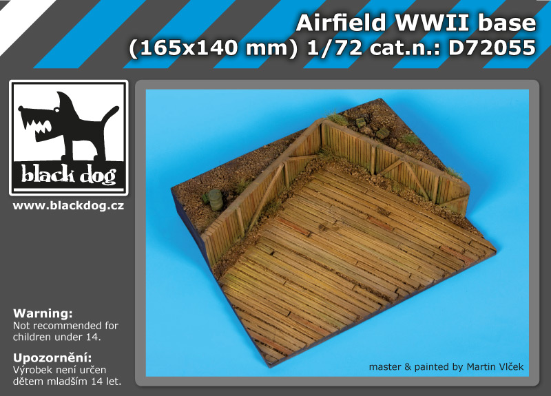 D72055 1/72 Airfield WW II base