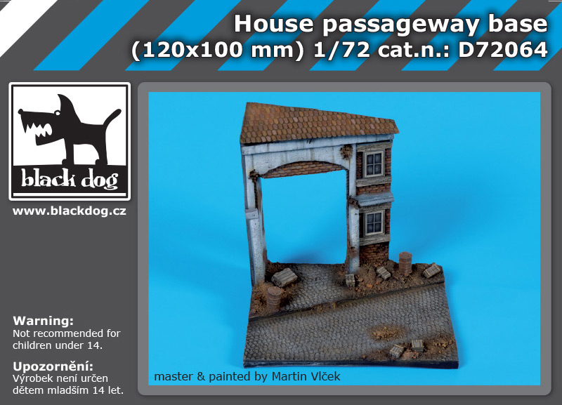[사전 예약] D72064 1/72 House passageway base
