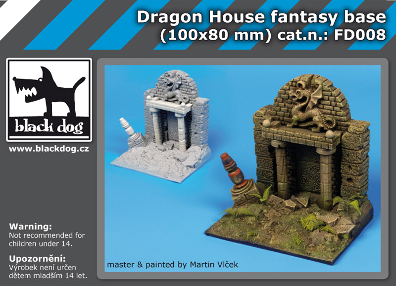 FD008 Dragon house fantasy base