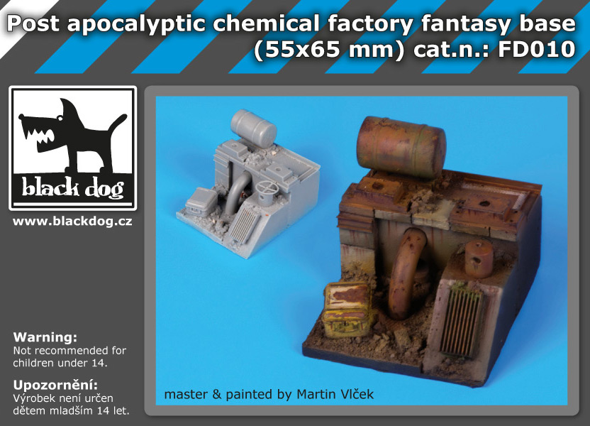 [사전 예약] FD010 Post apocalyptic chemical factory fantasy base
