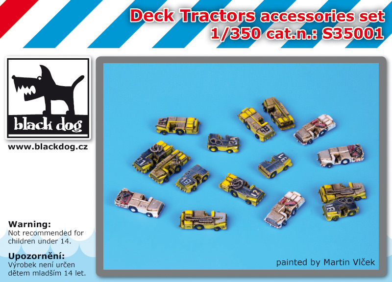 [사전 예약] S35001 1/350 Deck tractors accessories set