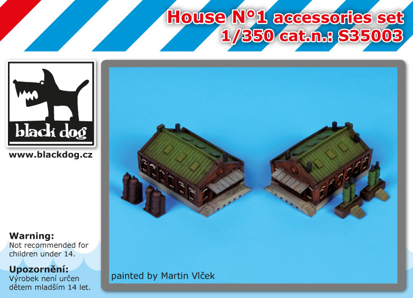 S35003 1/350 House N°1 accessories set