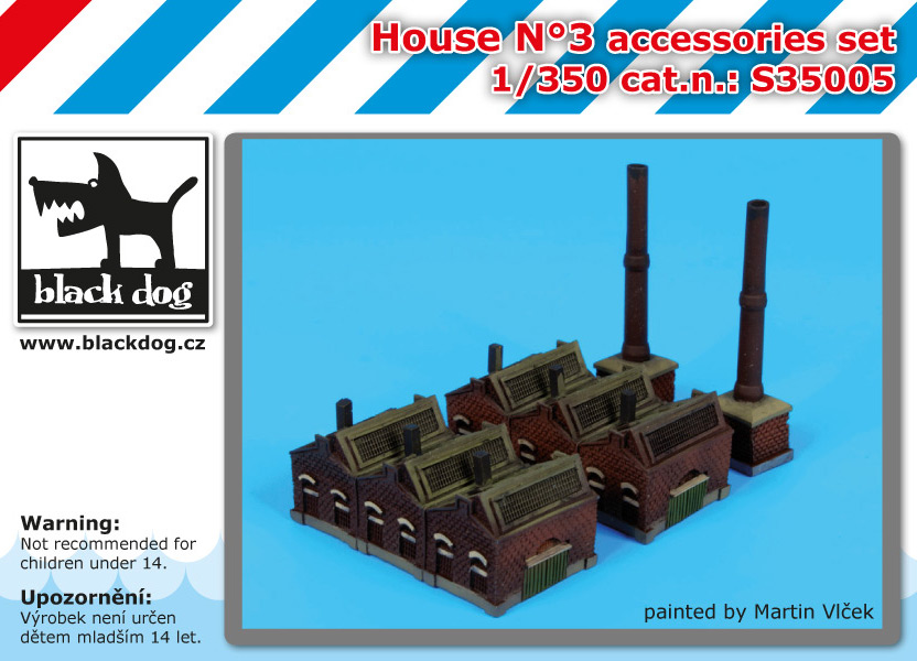 S35005 1/350 House N°3 accessories set